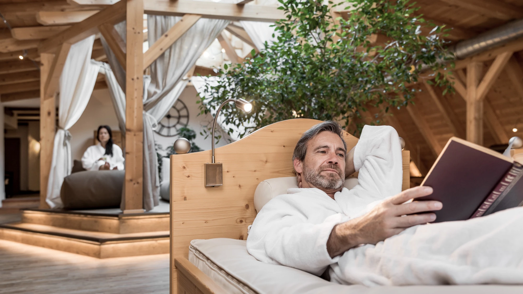 [Translate to English:] Ruhe und Entspannung im Ruheraum Posthotel Kassl