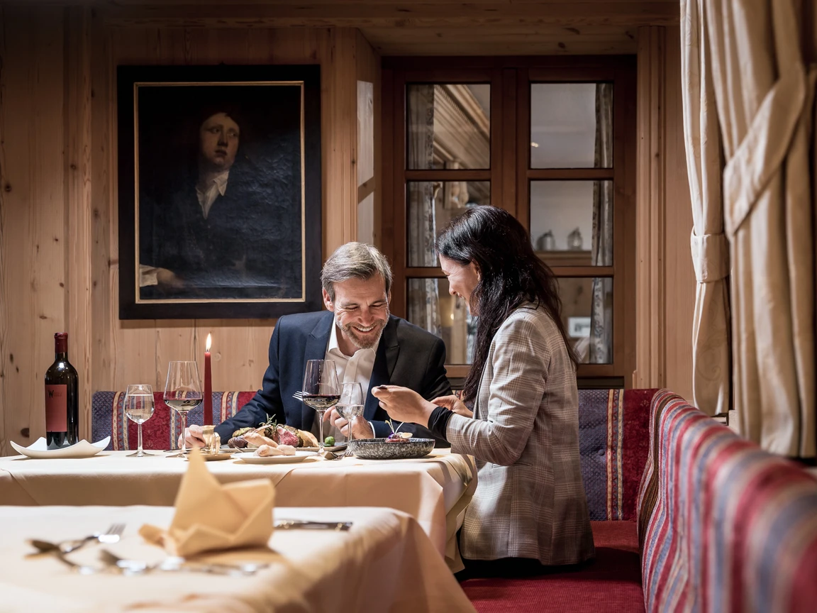 [Translate to English:] Essen im Posthotel Kassl in Oetz