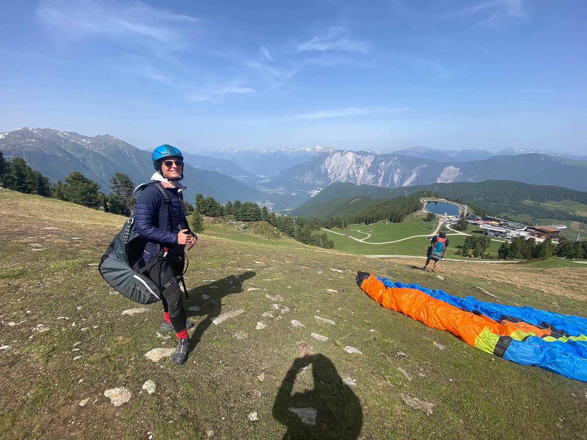 [Translate to Italienisch:] Tandemflug Vorbereitungen im Ötztal