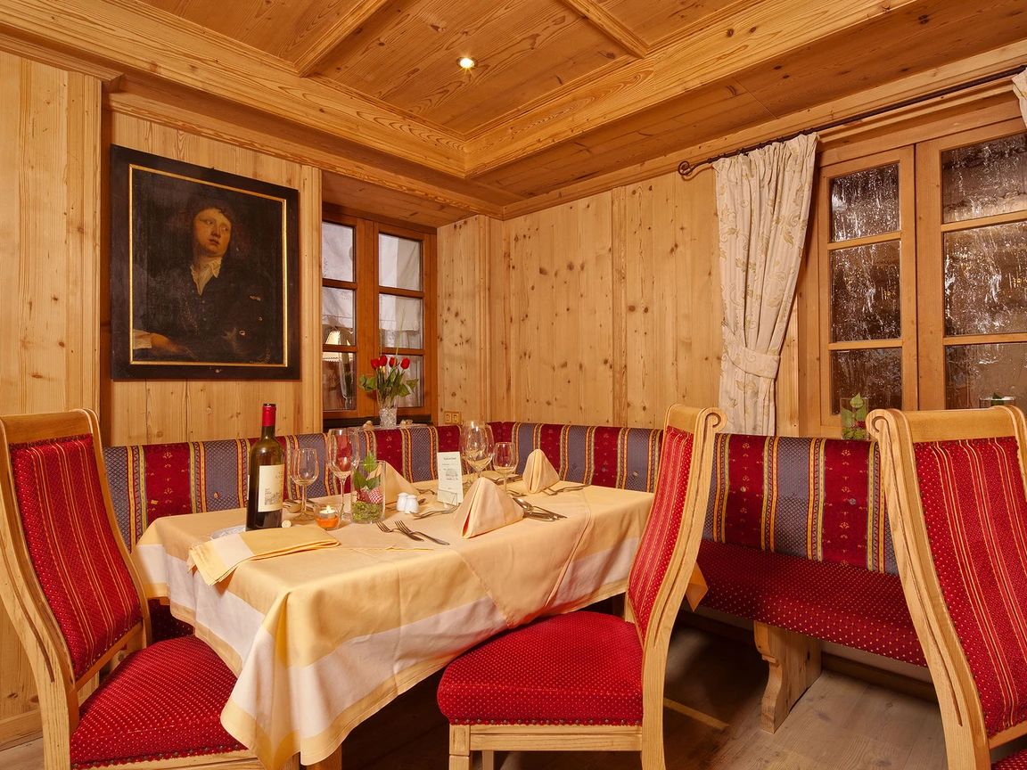 [Translate to Italienisch:] Restaurant im Posthotel Kassl in Oetz