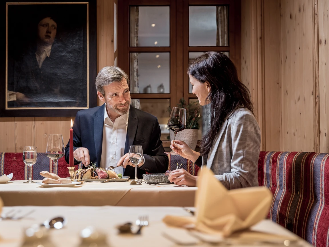 [Translate to English:] Essen im Posthotel Kassl in Oetz