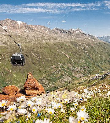 [Translate to Italienisch:] Almen und Bergbahnen in Obergurgl