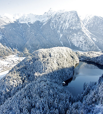 Piburger See Oetz im Winter